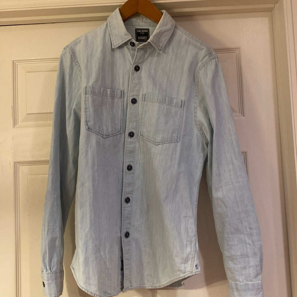 Todd Snyder Light Blue Men's Shirt